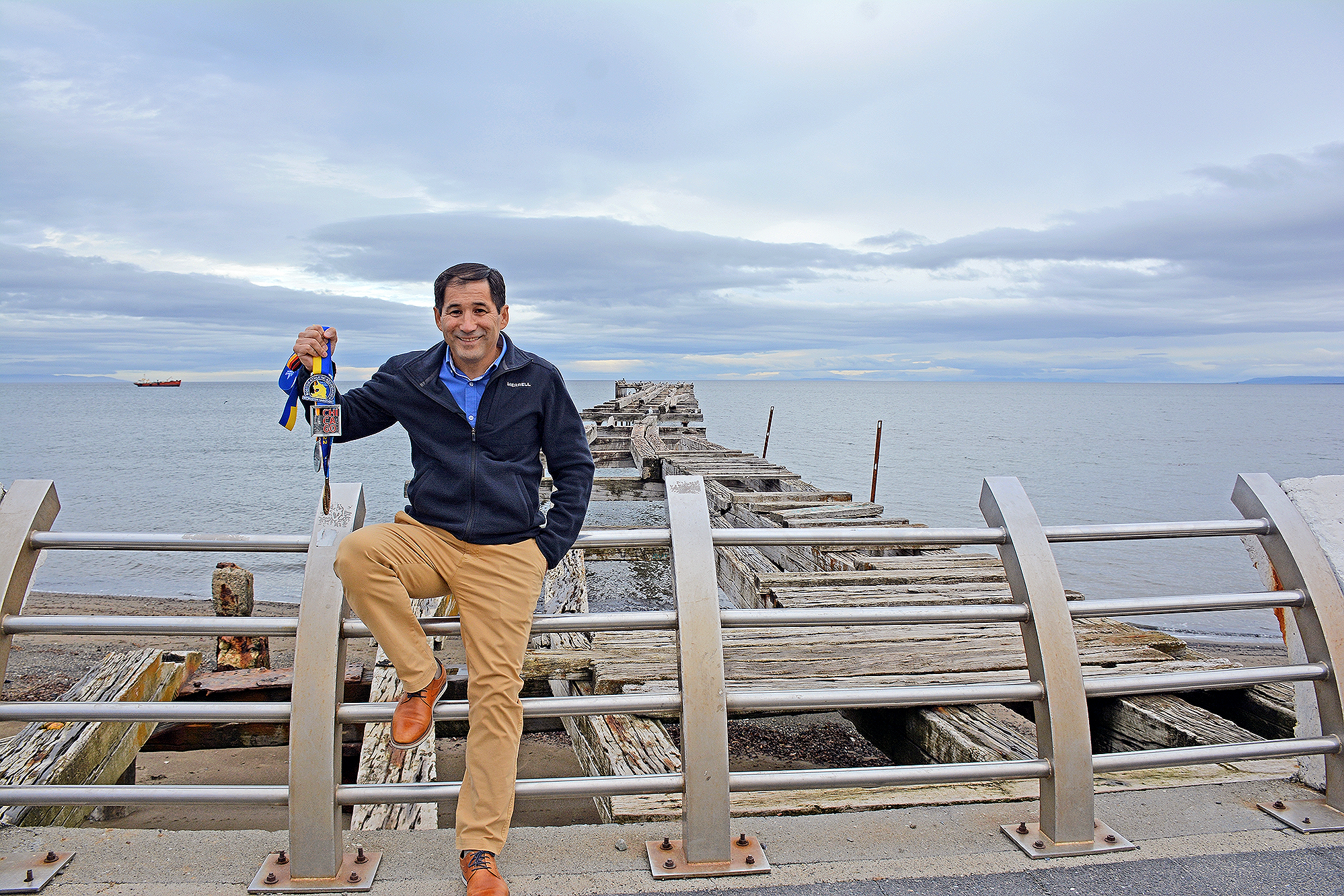 Deportista magallánico sigue su sueño de completar las Six Majors Marathon